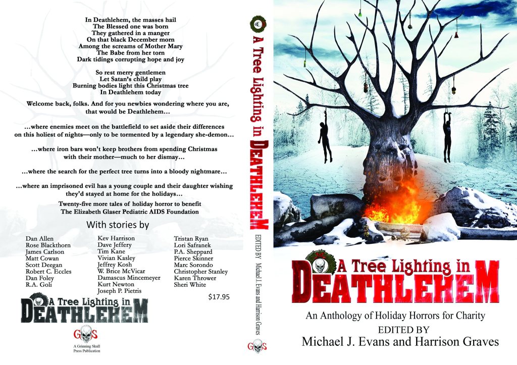 Charity anthology A Tree Lighting in Deathlehem, featuring my story, ‘A Christmas Eve Visitor’ out now from Grinning Skull&nbsp;Press